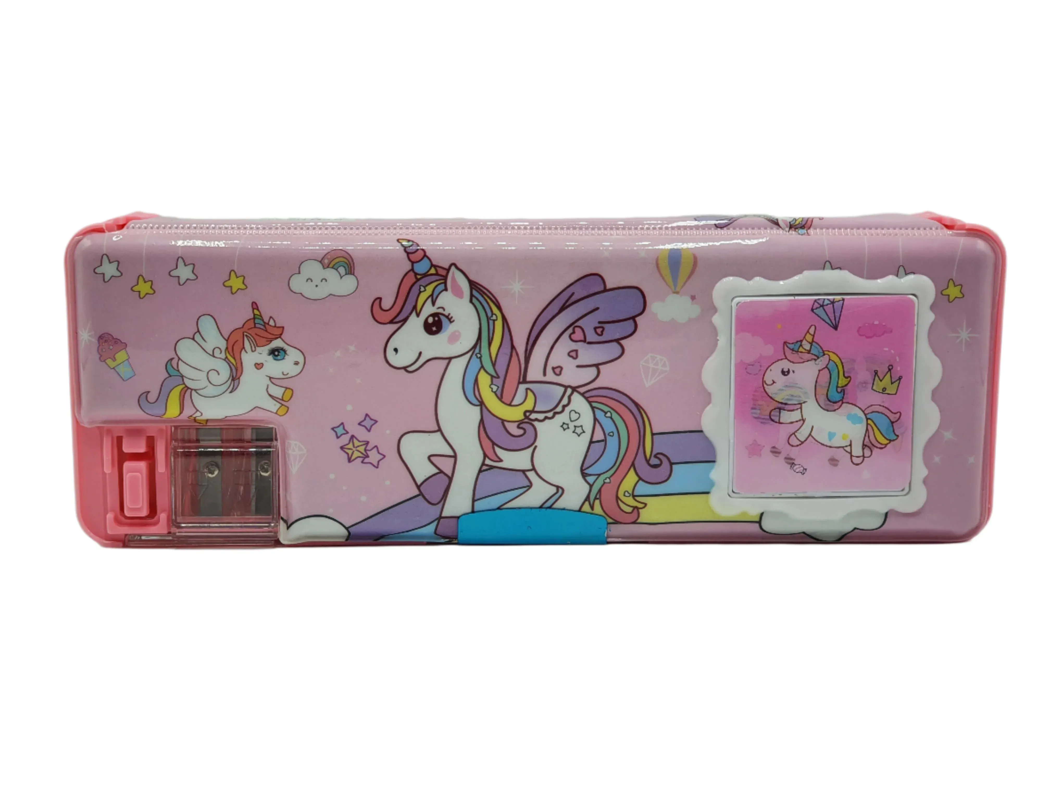 Pink Geometry Box Pink Unicorn Geometry Box with Calculator | Geto.pk